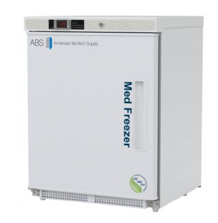 ABS - Undercounter Freezer Vaccine 4.2 cu.ft. 1 Solid Door Manual Defrost - PH-ABT-NSF-UCBI-0420-ADA-LH