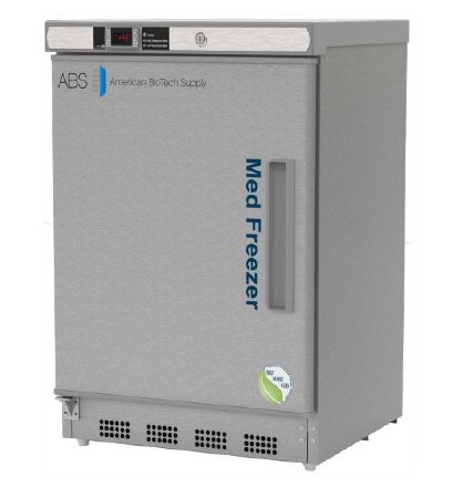 ABS - Undercounter Freezer Vaccine 4.2 cu.ft. 1 Swing Solid Door Manual Defrost - Horizon Scientific - PH-ABT-NSF-UCBI-0420SS-LH