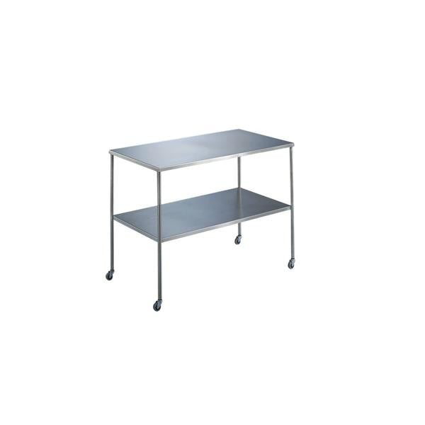 Blickman Industries Table Instrument Howard 48X20X34 4 1.25" Diameter Legs 3" Casters Ea - 117834000