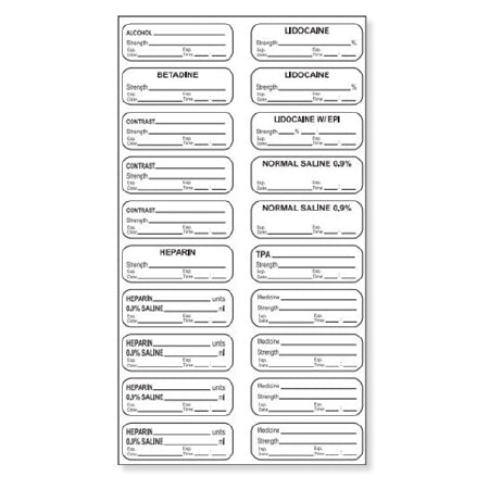 pdc - Label Kit PDC - STER-33