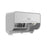 Kimberly-Clark Professional ICON - Toilet Tissue Dispenser White Mosaic Manual Pull 2 Rolls Wall Mount - 58712