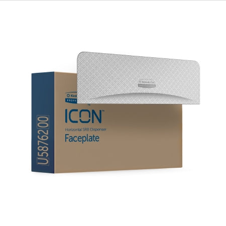 Kimberly-Clark Professional ICON - Toilet Tissue Dispenser Faceplate Silver Mosaic, 1-1/2 X 3-1/2 X 12 Inch - Kimberly Clark - 58762