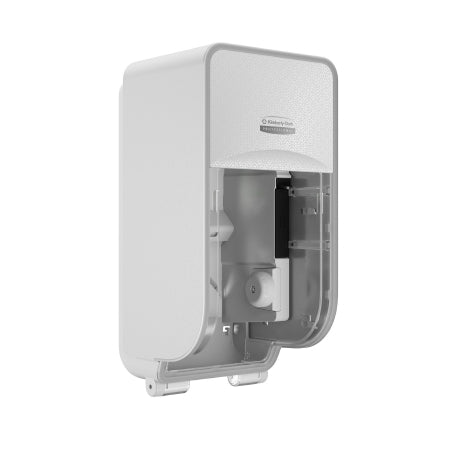 Kimberly-Clark Professional ICON - Toilet Tissue Dispenser White Mosaic Manual Pull 2 Rolls Wall Mount - Kimberly Clark - 58711
