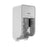 Kimberly-Clark Professional ICON - Toilet Tissue Dispenser Silver Mosaic Manual Pull 2 Rolls Wall Mount - 53696