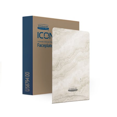 Kimberly-Clark Professional ICON - Soap / Hand Sanitizer Dispenser Faceplate Warm Marble Design, - 58794