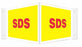 HCL - Wall Sign Hazardous SDS Sign - SLP-96189
