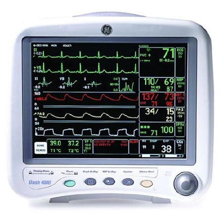 Dash 4000 - Refurbished Patient Monitor Battery Operated - The Alternative Source Medical - GEDSH4000A