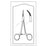 Sklar Instruments Forcep Kelly Econo 5-1/2" Curved Stainless Steel Disposable 50/Bx - 96-2562