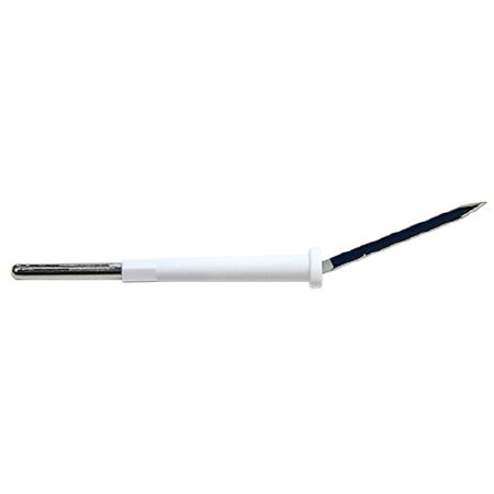 Bovie - Dermal Tip Electrode Stainless Steel Sharp Angled Blade Tip Disposable Sterile - A805---