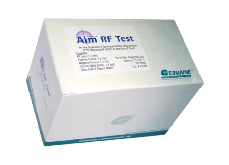 AIM - Rapid Test Kit Aim Latex Agglutination Test Rheumatoid Factor (RF) Serum Sample 100 Tests - 23-111-305