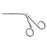 Integra ENT - Ear Forceps 3 Inch Length OR Grade German Stainless Steel NonSterile NonLocking Finger Ring Handle Straight Delicate 0.75 X 4.5 mm Cups - 3721041