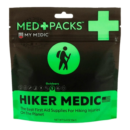 My Medic MED PACKS Hiker Medic - First Aid Kit Plastic Pouch - Mymedic - MM-KIT-S-MD-PK-HM-GEN