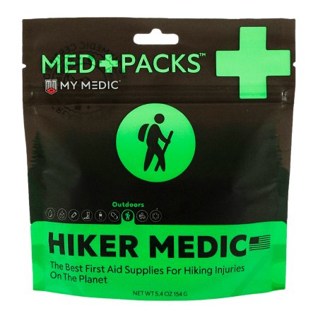 My Medic MED PACKS Hiker Medic - First Aid Kit Plastic Pouch - MM-KIT-S-MD-PK-HM-GEN