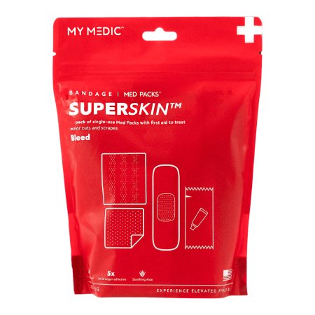 My Medic MED PACKS SuperSkin - First Aid Kit Plastic Pouch - MM-SPL-BNDG-PK-AB-AC-12PK