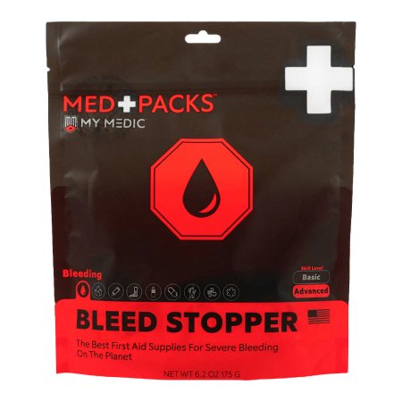My Medic MED PACKS Bleed Stopper - First Aid Kit Plastic Pouch - MM-KIT-S-MD-PK-BLD-GEN-RAT