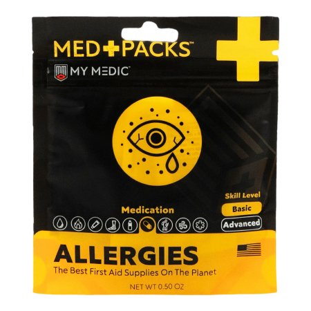 My Medic MED PACKS Allergies - First Aid Kit Plastic Pouch - MM-KIT-S-MD-PK-ALRG-EA