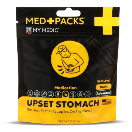 My Medic MED PACKS Upset Stomach - First Aid Kit Plastic Pouch - Mymedic - MM-KIT-S-MD-PK-UP-STMCH-EA
