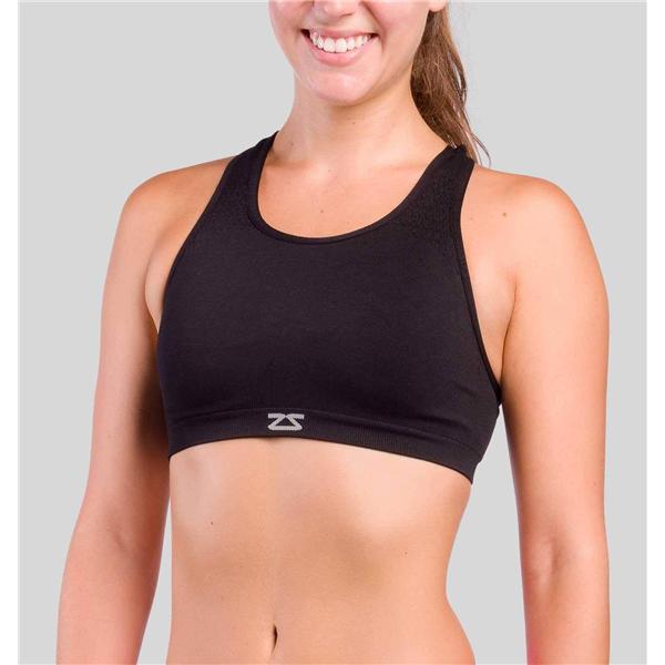 Zensah Bra Running Sports Medium/Large Black Each - 9310-100-01