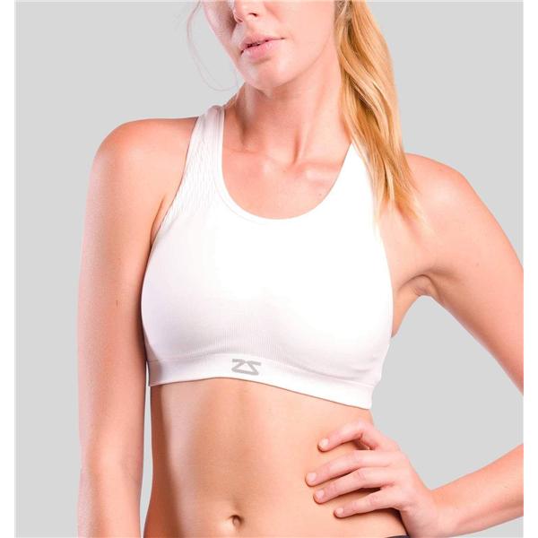 Zensah Bra Running Sports Medium/Large White Each - 9310-101-01