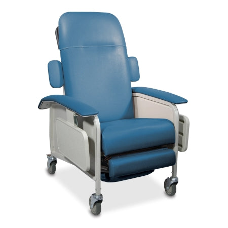 Market Lab - Recliner Blue Ridge Vinyl Two Locking - ML102031-BD