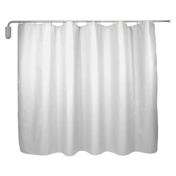 Winco Mfg, Curtain Telescopic Steel 39-90X72" White Ea - 3400-09