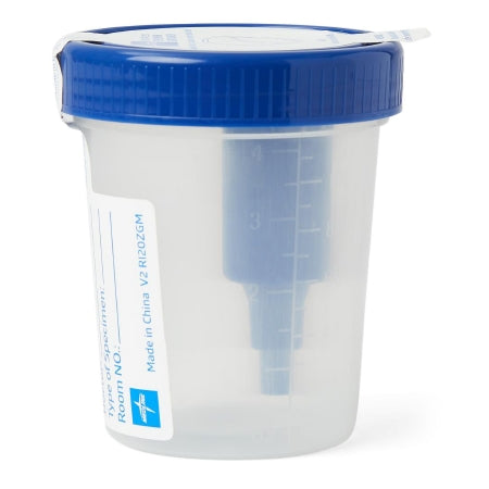 Medline - Specimen Container 120 mL (4 oz.) Screw Cap Patient Information Sterile Fluid Path - DYND364976
