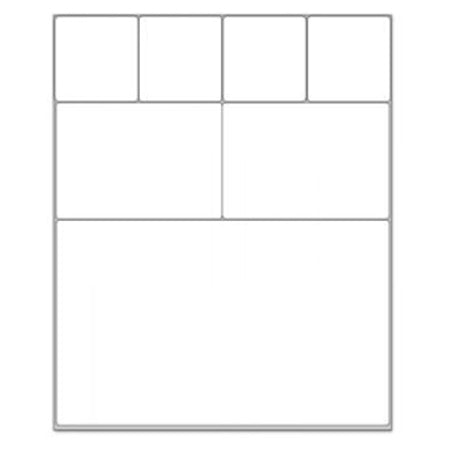 UAL - Blank Label Thermal White Paper 4 X 4-1/2 Inch - ULDTPN6A