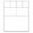 UAL - Blank Label Thermal White Paper 4 X 4-1/2 Inch - ULDTPN6A
