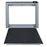 Detecto - Wheelchair Scale Color TFT Display 1000 lbs. / 450 kg Capacity Black / Silver AC Adapter / Battery Operated - 7550KGEU