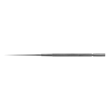 MicroFrance - Ear Pick 6-1/2 Inch Length Stainless Steel 0.35 mm Curved Tip - MCO221