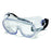 MCR Safety / Crews - Protective Goggles Fit Over Anti-fog / Anti-scratch Coating Clear Tint Polycarbonate Lens Clear Elastic Strap One Size Fits Most - 2235R