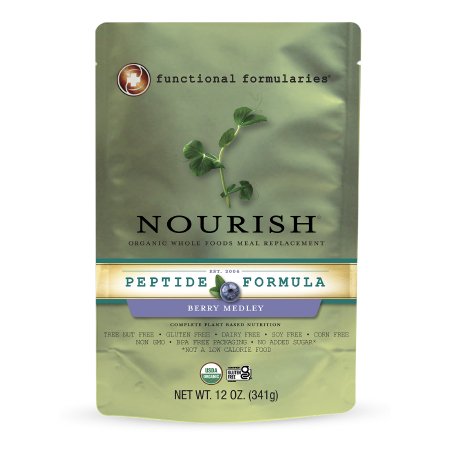 Nourish Peptide - Pediatric Oral Supplement / Tube Feeding Formula Berry Flavor 12 oz. Pouch Ready to Use - Nutritionals Medicinals - NOUPBWS124