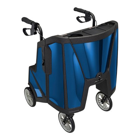 Tour - 4 Wheel Rollator Midnight Blue Adjustable Height / Folding Carbon Fiber Frame - Motivo - 10003TRMB