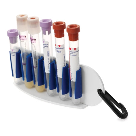 Market Lab - Donor Vial Caddy 1-1/2 X 4-1/4 X 7 Inch For Up to Six 13 to 16 mm Tubes - ML13459