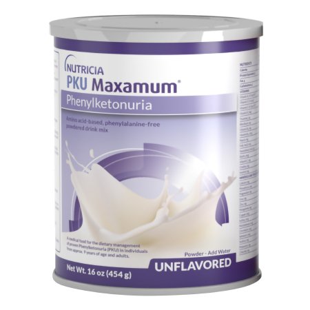 PKU Maxamum - PKU Oral Supplement Unflavored 16 oz. Can Powder - Nutricia North America - 175747