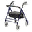 Invacare Rollator 500Lb Capacity Dark Blue 8" Wheels 29.5X27" Adj Lp Handbrakes Adult Ea - 66550