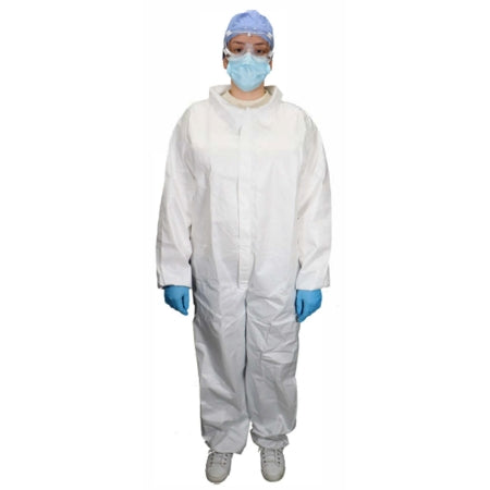 Carter-Health Disposables - Coverall Medium White Disposable NonSterile - CH9615MIC-M-BX