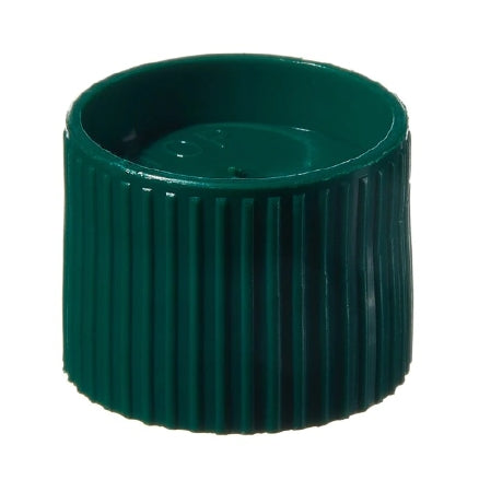 Thermo Scientific Capitol Vial - Tube Closure Polypropylene Screw Cap Green 15 mm Outer Diameter For 10 mL / 12 mL Serum Transport Tubes NonSterile - 14377842