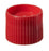 Thermo Scientific Capitol Vial - Tube Closure Polypropylene Screw Cap Red 15 mm Outer Diameter For 10 mL / 12 mL Serum Transport Tubes NonSterile - 14376100