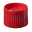 Thermo Scientific Capitol Vial - Tube Closure Polypropylene Screw Cap Red 15 mm Outer Diameter For 10 mL / 12 mL Serum Transport Tubes NonSterile - Fisher Scientific - 14376100