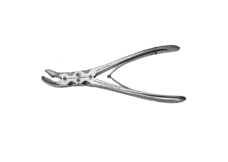 Jarit - Spinal Rongeur Ruskin Angled Duckbill Tip Double Spring Plier Type Handle 6 mm Bite X 7-1/2 Inch Length - Integra Lifesciences - 230218