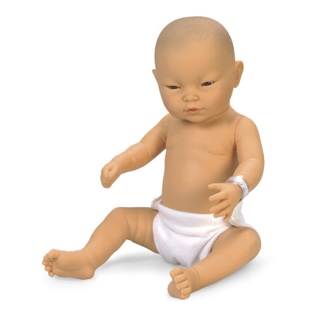 Nasco - Newborn Manikin Full Body / Light Skin Tone Boy Newborn 5 lbs. Fabric / Vinyl - SB26943