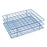 Market Lab - Wire Rack Test Tube Rack 80 Place 16 to 20 mm Tube Size Blue 3-1/8 X 7-3/5 X 9-1/2 Inch - ML107291-BL