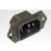 Chattanooga Hydrocollator AC Inlet 15 A at 125VAC, 1/4 Inch Tabs - 20908