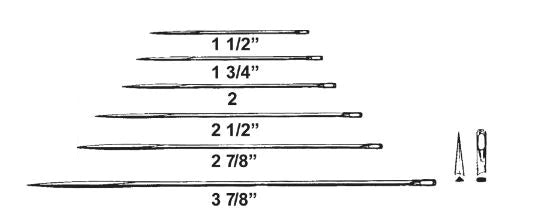 Cincinnati Surgical - Suture Needle Straight Triangular Point Needle Keith Abdominal Type Size 1-1/2 Needle - 0882711/2