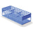 Market Lab - Heavy-Duty Test Tube Rack 60 Place 17 mm Tube Size Blue 3-7/8 X 9-2/5 Inch - 1882-BL