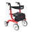 Drive Medical Designs Rollator Walker Nitro 300Lb Rd 10 Frnt/8 Bck Whl 27.75X23X33.5-38.25" Psh Btn Ea - RTL10266