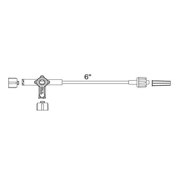 Smiths Medical ASD Stopcock 4-Way Medex Male Luer Lock 25/Ca - MX43860