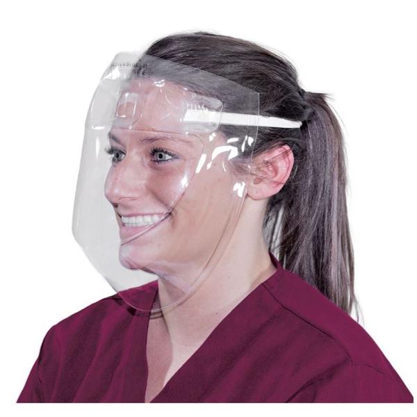 Marketlab Shield 3D Full Face Better Shield 10Mil Clear A-Pet (Thermal Plastic) 25/Pk - 11586