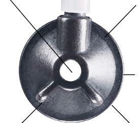 Ambu - EEG Cup Electrode with Leadwire Neuro 10 per Pouch - 72610-M/27